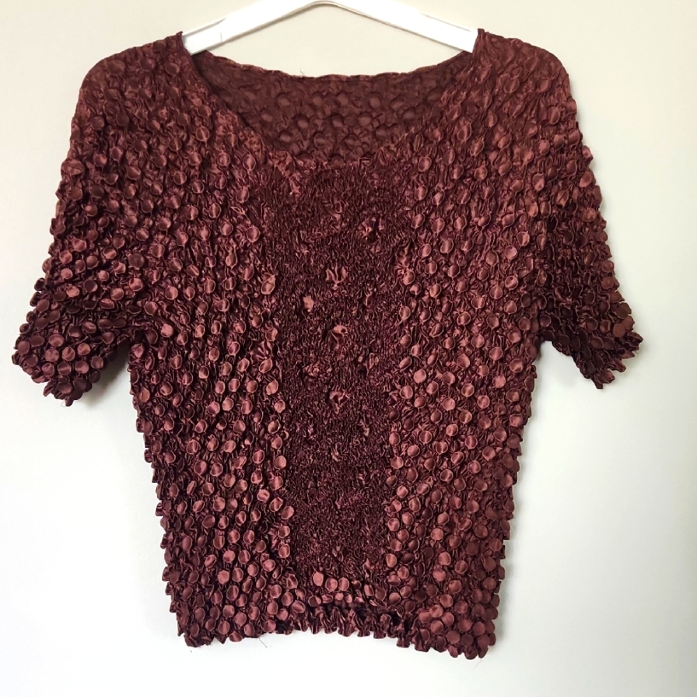 Vintage Bubble Top Brown
